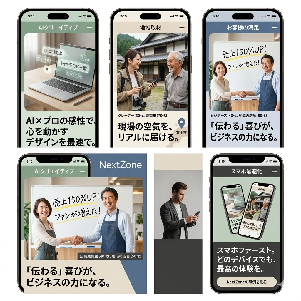 ホームページ運用代行│島根県雲南市Next Z-one