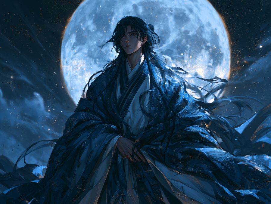 月読命のイメージイラスト
