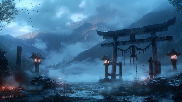 神々の時代の日本神話のイメージ