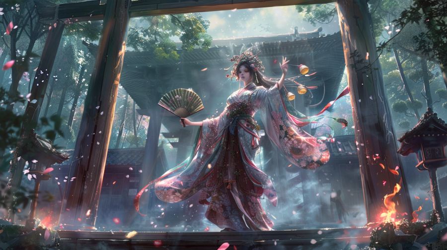 神事や芸能を舞う天鈿女命