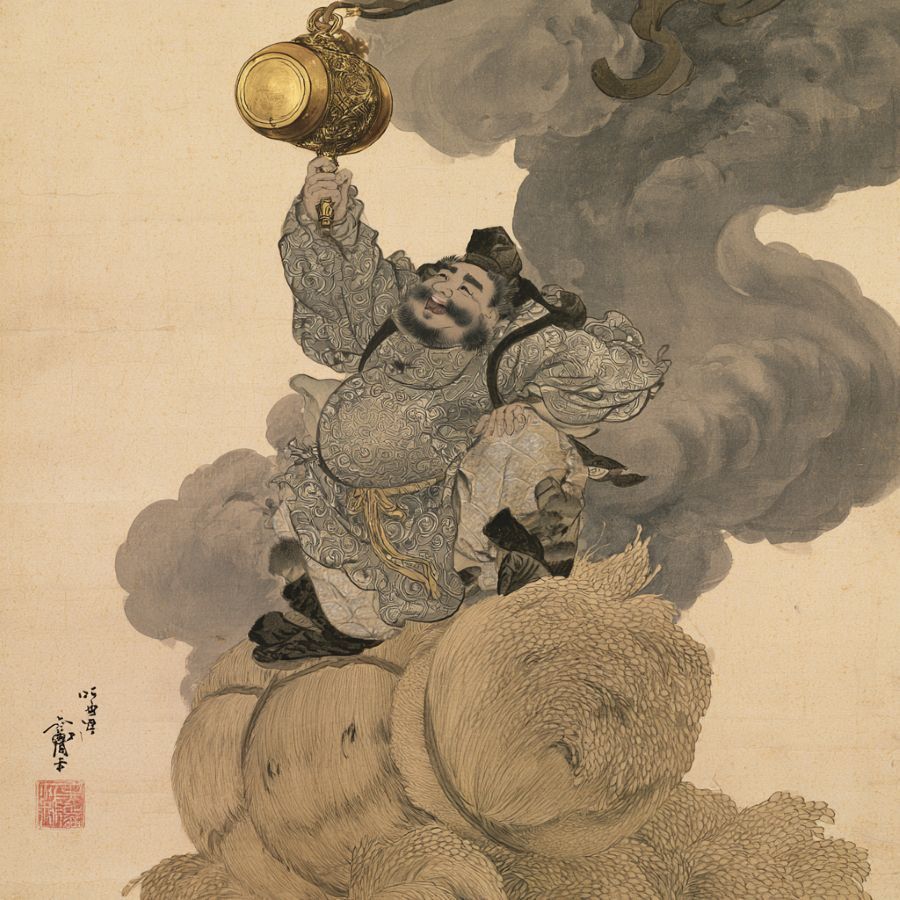 大国主と同一視される説もある大黒天