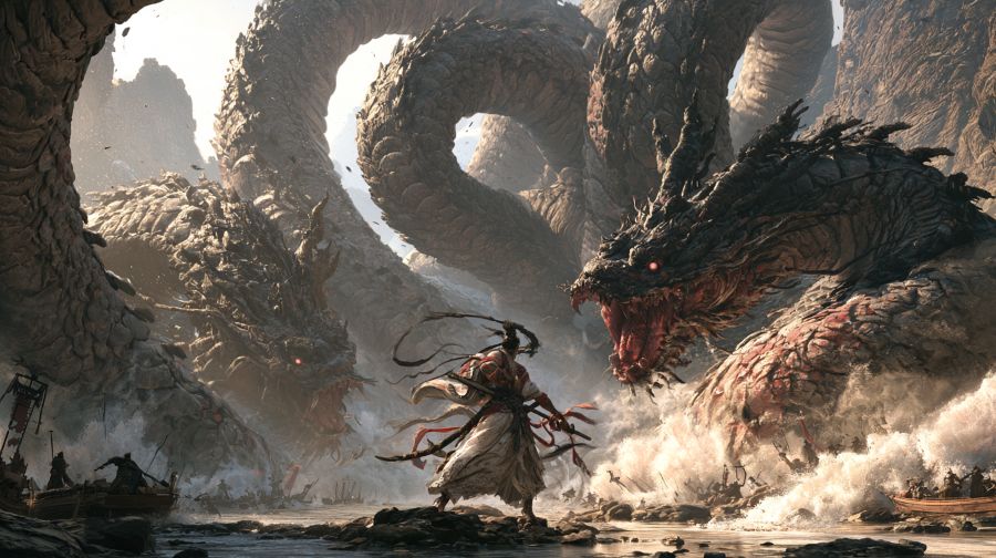 スサノオとヤマタノオロチの戦い