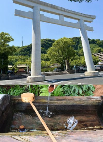 鳥居のくぐり方と手水舎での作法