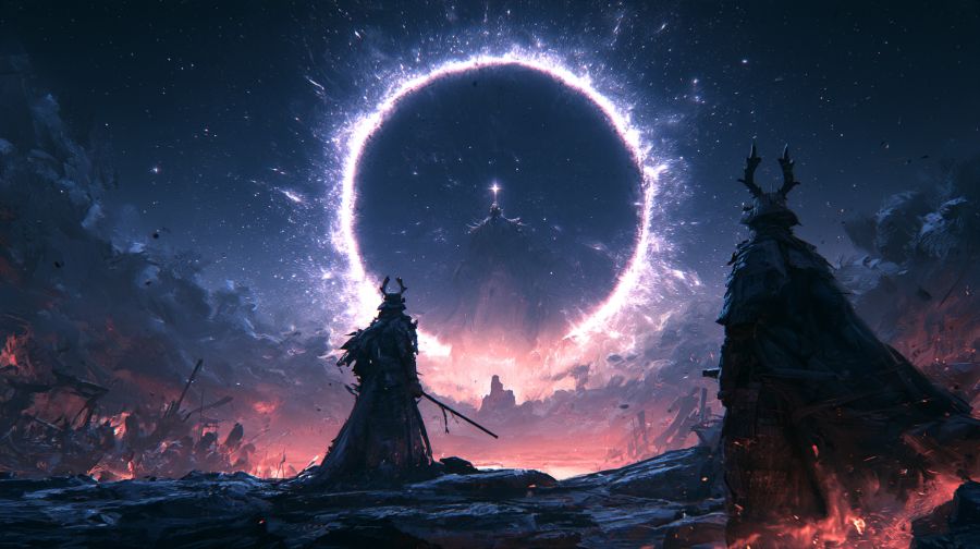 武神二人と対峙する天津甕星のイメージ