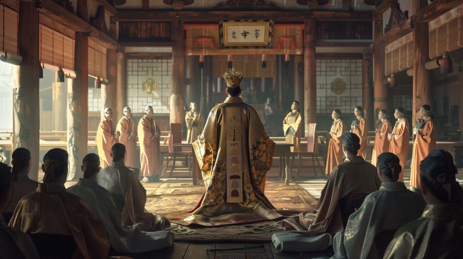 神日本磐余彦尊、初代天皇のイメージ