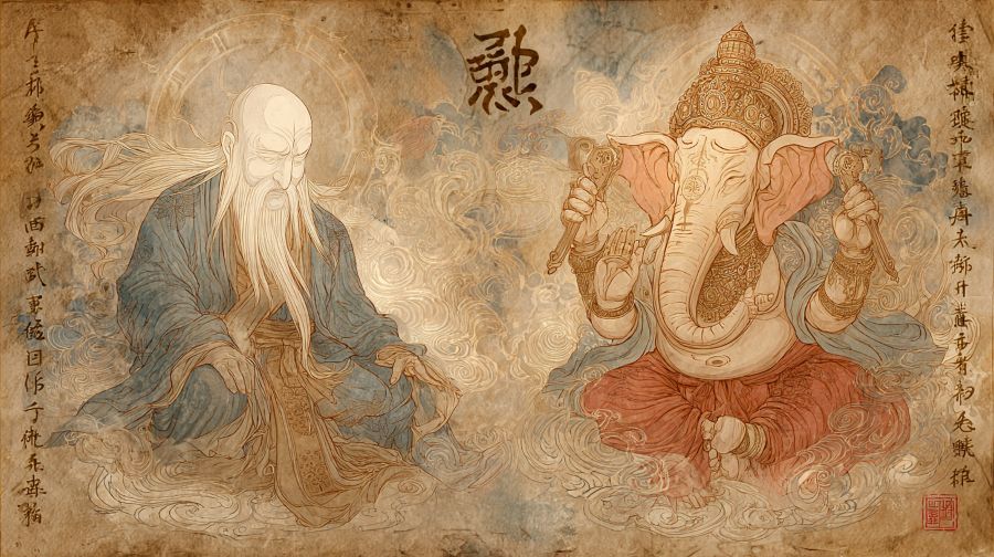 思金神とガネーシャ
