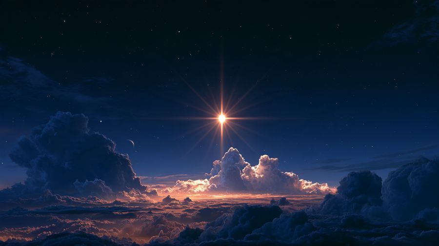 日本神話において星を司る神としてあらわされることもある天津甕星のイメージ