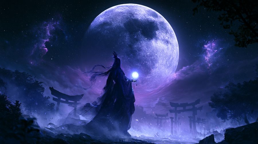 月下のツクヨミのイメージ